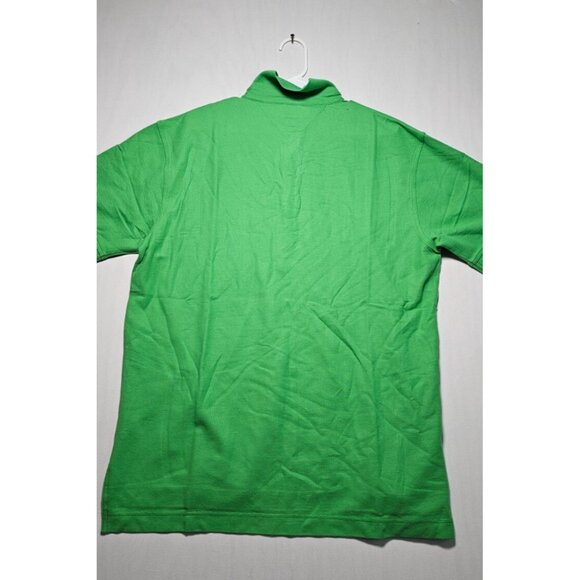 Tommy Hilfiger Polo Shirt Men’s Large Green Short Sleeve Casual New Without Tag - Picture 3 of 3